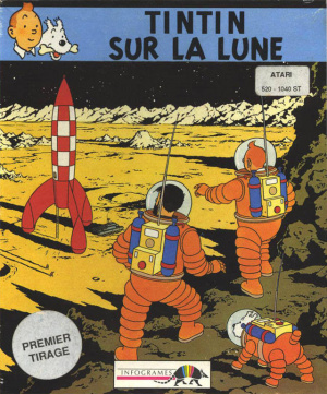 Tintin sur la Lune sur ST