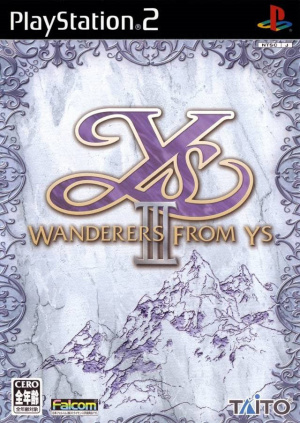 Ys III : Wanderers From Ys sur PS2