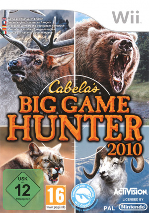 Cabela's Big Game Hunter 2010 sur Wii