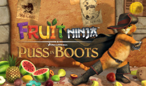 Fruit Ninja : Puss in Boots sur iOS