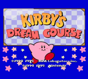 Kirby's Dream Course sur WiiU