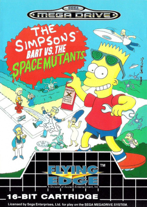 The Simpsons : Bart vs the Space Mutants sur MD