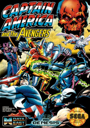 Captain America and the Avengers sur MD