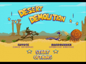 Desert Demolition starring Road Runner and Wile E. Coyote