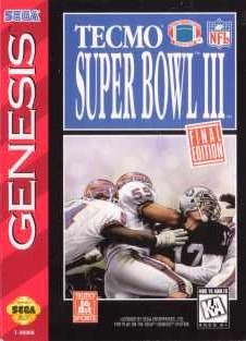 Tecmo Super Bowl III : Final Edition sur MD
