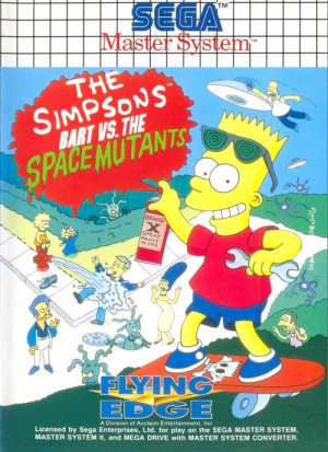 The Simpsons : Bart vs the Space Mutants sur MS