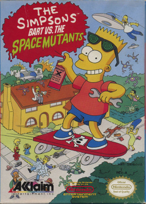 The Simpsons : Bart vs the Space Mutants sur Nes