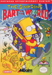 The Simpsons : Bart vs the World sur Nes
