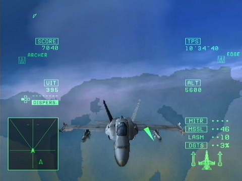 Ace Combat Squadron Leader Ps2 Simulador De Avião