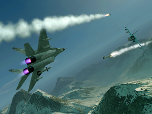Images : Survol de Ace Combat Zero