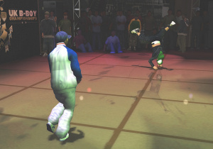 Images : B-Boy sur le dance-floor