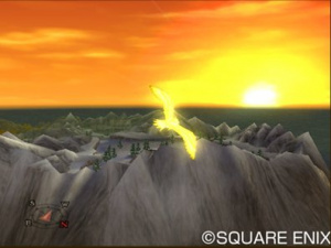 Dragon Quest VIII vu d'en haut