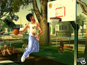 NBA Street V3 chausse ses baskets