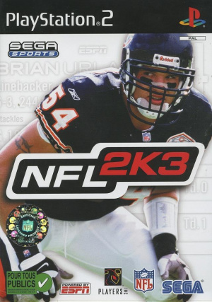 NFL 2K3 sur PS2