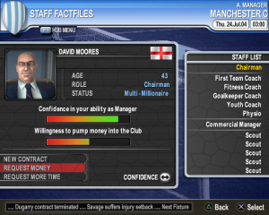 Premier Manager 2004-2005 en images