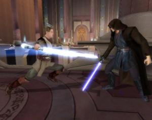 La vengeance des siths illustrée sur PS2