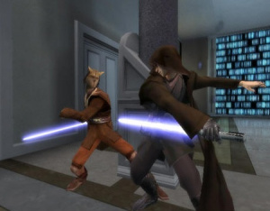 La vengeance des siths illustrée sur PS2