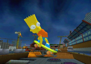 Les Simpsons font du skate
