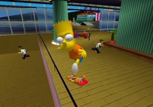 Les Simpsons font du skate