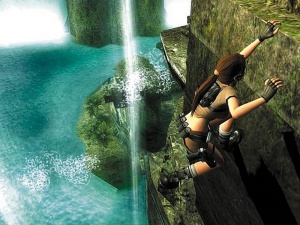 Tomb Raider Legend fait de la varappe
