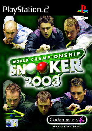 World Championship Snooker 2003 sur PS2
