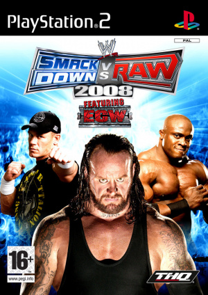 WWE Smackdown vs Raw 2008 sur PS2