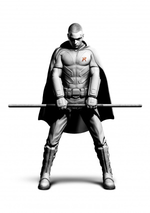 Robin illustré dans Batman Arkham City