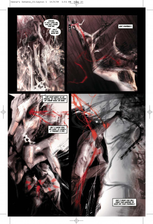 Le premier comics Dante's Inferno disponible