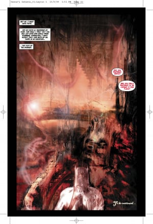 Le premier comics Dante's Inferno disponible
