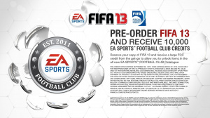 Date de sortie et Ultimate Edition pour FIFA 13