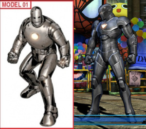 Les costumes alternatifs de Capcom vs Marvel 3