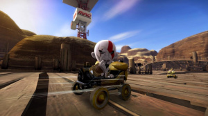 Kratos, Ratchet et Nathan Drake dans ModNation Racers