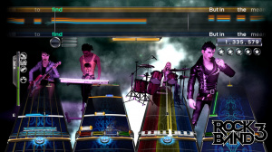 Rock Band 3 : des images du jeu et des instruments