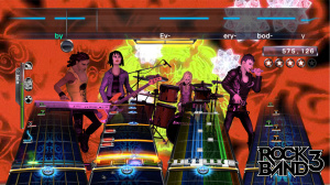 Rock Band 3 : des images du jeu et des instruments