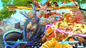 M. Bison et Ling Xiaoyu dans Street Fighter X Tekken