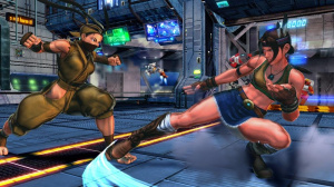 M. Bison et Ling Xiaoyu dans Street Fighter X Tekken
