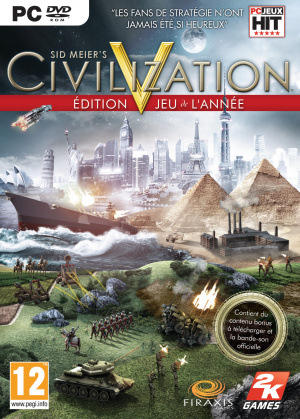Civilization V en édition Jeu de l'année aux US