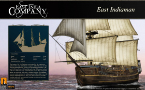 East India Company hisse la grand-voile