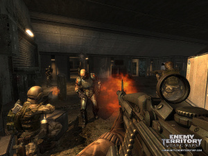 De la publicité in-game dans ET : Quake Wars
