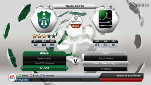 La ligue d'Arabie Saoudite dans FIFA 13