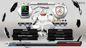 La ligue d'Arabie Saoudite dans FIFA 13