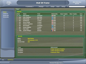 Football Manager 2005 en screens et en stats