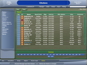 Football Manager 2005 en screens et en stats