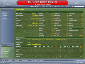 Présentation Football Manager 2005