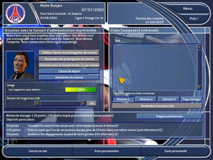 LFP Manager 2003 : nouveaux screens