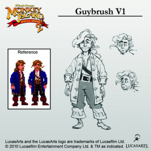 Monkey Island 2 : le nouveau look de Guybrush