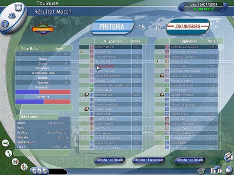 Pro Rugby Manager - PC