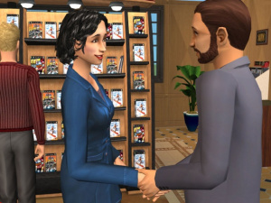 Images : Les Sims 2 font leur commerce