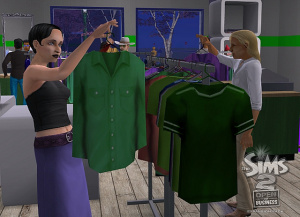 La Bonne Affaire : les Sims pointent et bossent