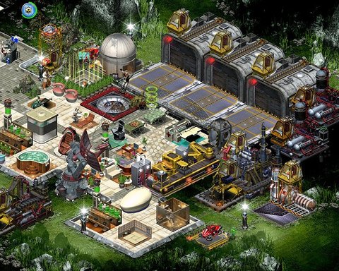 Space Colony : screens en orbite